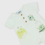 Pelele de tejido tipo Jersey de bebé, blanco Pelele de tejido tipo Jersey de bebé, blanco