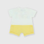 Pelele de piqué para bebé niño, blanco Pelele de piqué para bebé niño, blanco