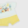Rompers in Jersey for newborn boy, white Rompers in Jersey for newborn boy, white