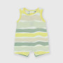 Rompers in Jersey for newborn boy, white Rompers in Jersey for newborn boy, white