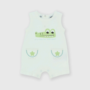 Pelele de tejido tipo Jersey de bebé, blanco Pelele de tejido tipo Jersey de bebé, blanco