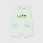Pelele de tejido tipo Jersey de bebé, blanco Pelele de tejido tipo Jersey de bebé, blanco
