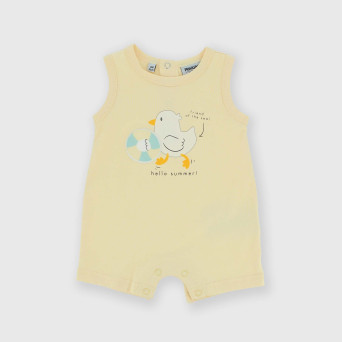 Pelele de tejido Jersey unisex, amarillo Pelele de tejido Jersey unisex, amarillo