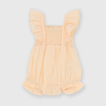 Combinaison en gaze de coton  nouveau-née, rose Combinaison en gaze de coton  nouveau-née, rose