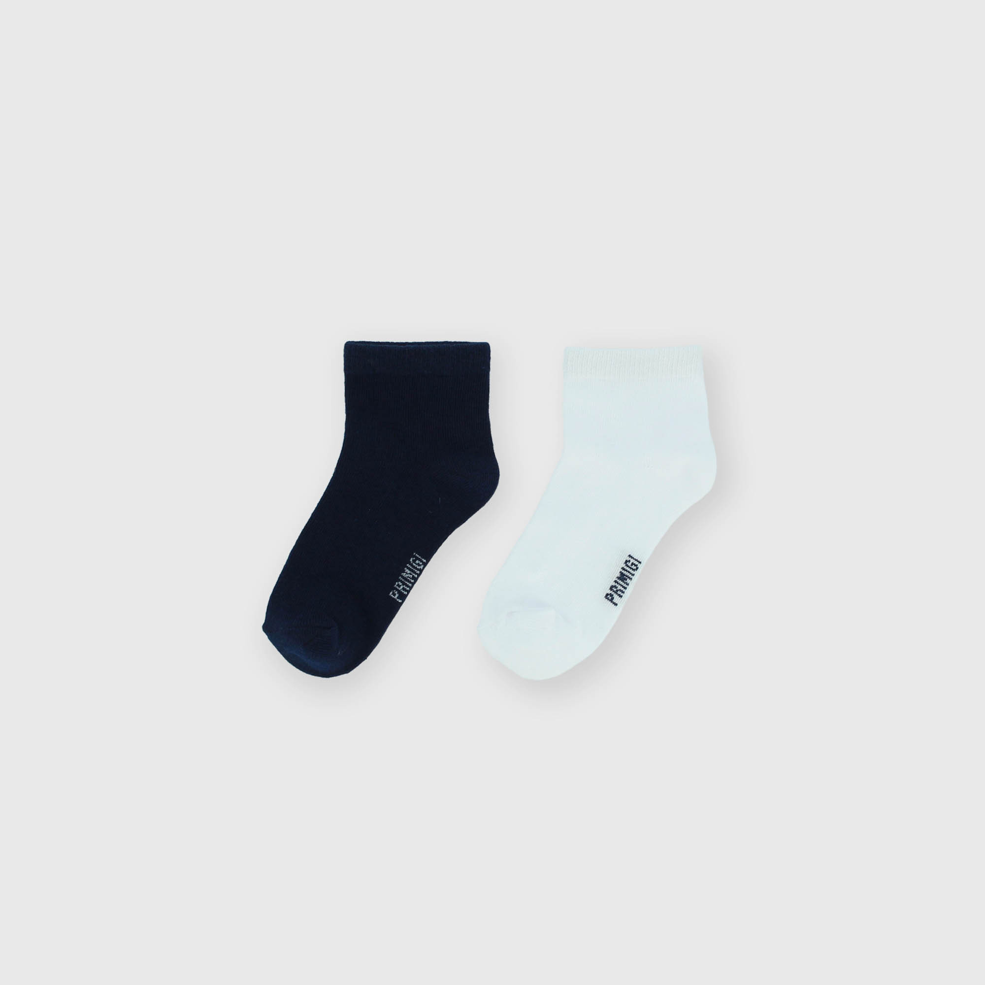 Cotton socks for boy white