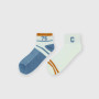 Chaussettes en coton pour garçon blanc Chaussettes en coton pour garçon blanc