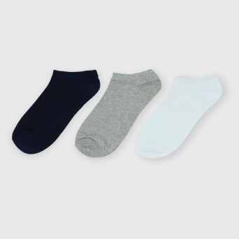 Pack de tres pares de calcetines de niño, gris Pack de tres pares de calcetines de niño, gris
