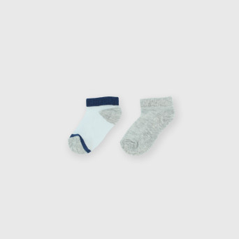 Chaussettes en coton pour garçon gris Chaussettes en coton pour garçon gris