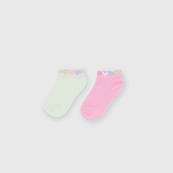 Pack de dos pares de calcetines para niña, blanco Pack de dos pares de calcetines para niña, blanco