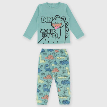 Pyjamas en Jersey  garcon, vert Pyjamas en Jersey  garcon, vert