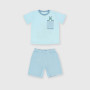 Boy's Jersey pyjamas, blue Boy's Jersey pyjamas, blue