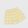 Girl's ribbed pyjamas, yellow Girl's ribbed pyjamas, yellow