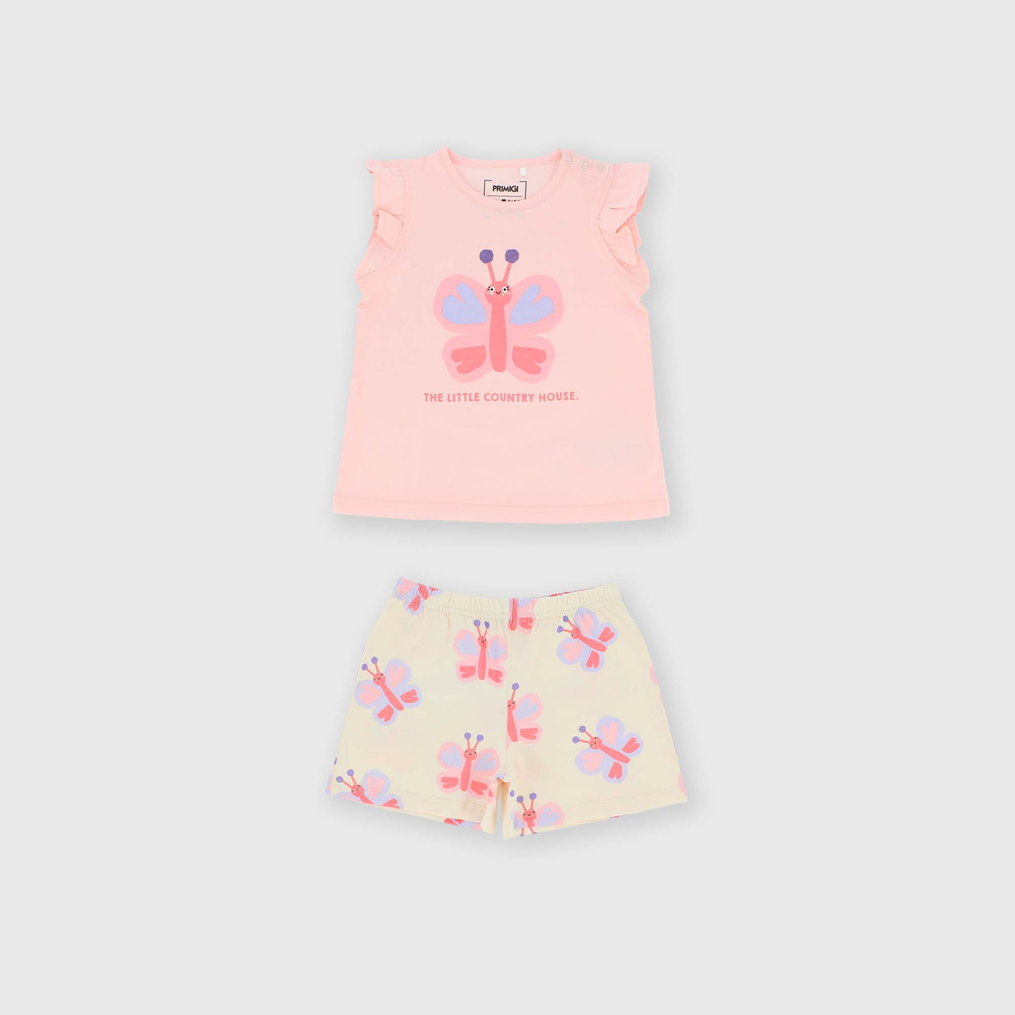 Primigi Pigiama in jersey da bambina, rosa, Taglia 4