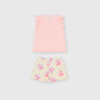 Girl's Jersey pyjamas, pink Girl's Jersey pyjamas, pink