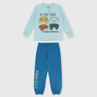 Pyjamas en Jersey  garcon, bleu Pyjamas en Jersey  garcon, bleu