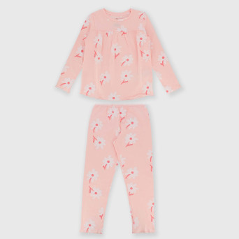 Pyjamas en Jersey fille,  rose Pyjamas en Jersey fille,  rose