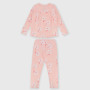 Pijama de tejido tipo Jersey de niña, rosa Pijama de tejido tipo Jersey de niña, rosa