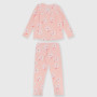 Pijama de tejido tipo Jersey de niña, rosa Pijama de tejido tipo Jersey de niña, rosa