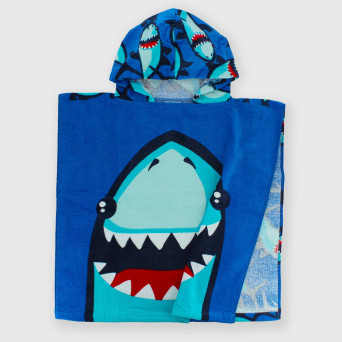 Albornoz de rizo esponjoso para niño, azul Albornoz de rizo esponjoso para niño, azul