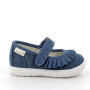 Bailarina para niña azul con velcro Bailarina para niña azul con velcro