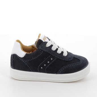 Zapato para niño azul con cremallera Zapato para niño azul con cremallera
