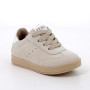 Zapato para niño blanco y beige con cremallera Zapato para niño blanco y beige con cremallera