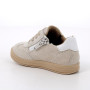 Zapato para niño blanco y beige con cremallera Zapato para niño blanco y beige con cremallera