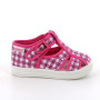 Sandals for girls fuchsia and white with buckle Sandals for girls fuchsia and white with buckle
