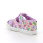 Sandali da bambina viola e beige con fibbia Sandali da bambina viola e beige con fibbia