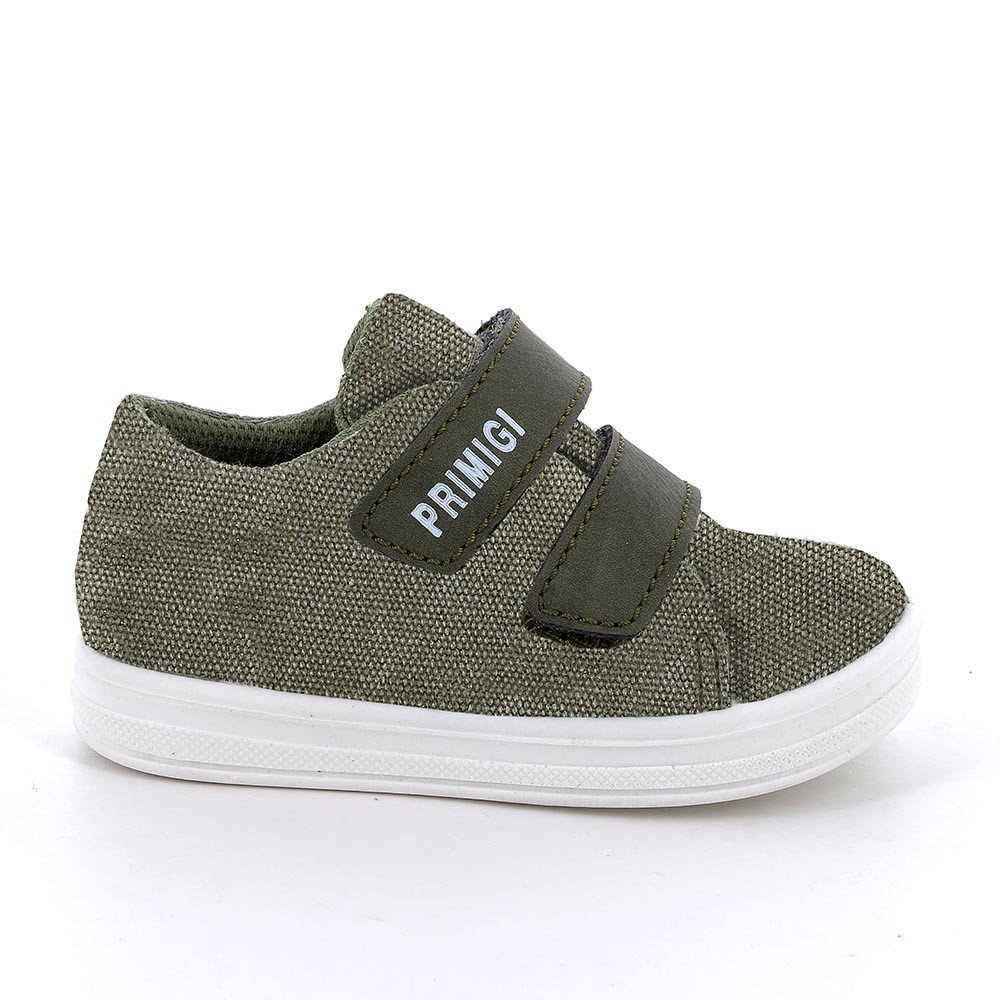 Shoes for boys green with velcro