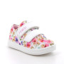 Chaussure pour fille blanc et rose avec velcro Chaussure pour fille blanc et rose avec velcro