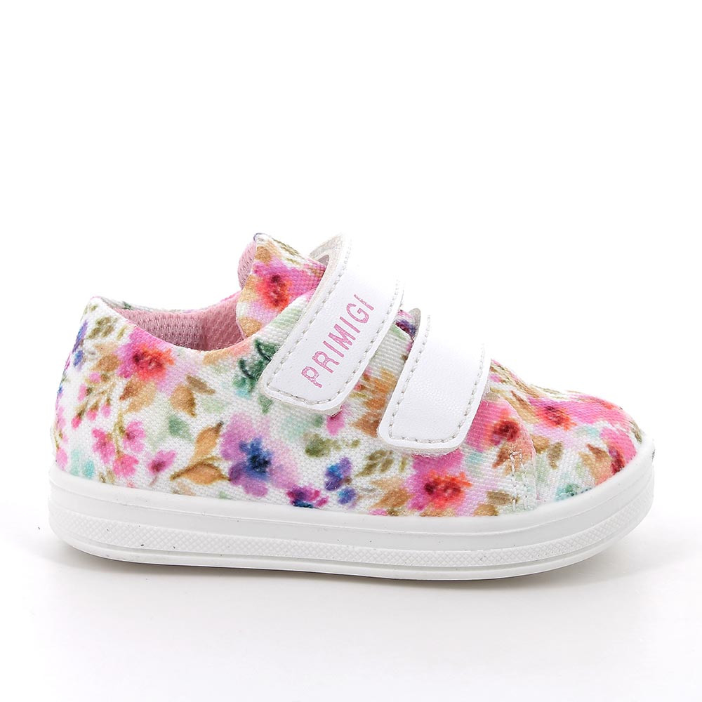 Primigi Scarpe da bambina bianco e rosa con strap, Taglia 23
