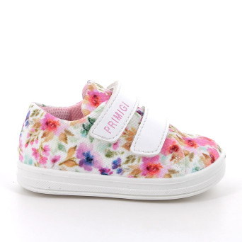 Shoes for girls white and pink with velcro Shoes for girls white and pink with velcro