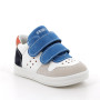 Deportivo para niño blanco y celeste con velcro Deportivo para niño blanco y celeste con velcro