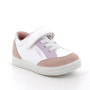 Deportivo para niña rosa y blanco con velcro Deportivo para niña rosa y blanco con velcro