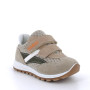Sneakers da bambino beige con strap Sneakers da bambino beige con strap