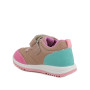 Gore-tex sneakers for girls beige and fuchsia with velcro Gore-tex sneakers for girls beige and fuchsia with velcro