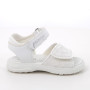 Sandale pour fille blanc avec velcro Sandale pour fille blanc avec velcro