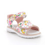 Sandale pour fille beige et rose avec velcro Sandale pour fille beige et rose avec velcro