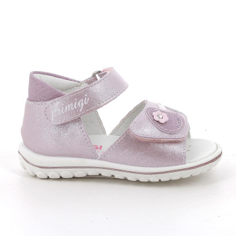 Sandalia para niña rosa con velcro Sandalia para niña rosa con velcro