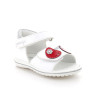Sandalia para niña blanco con velcro Sandalia para niña blanco con velcro