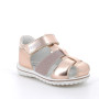 Sandals for girls platinum with velcro Sandals for girls platinum with velcro