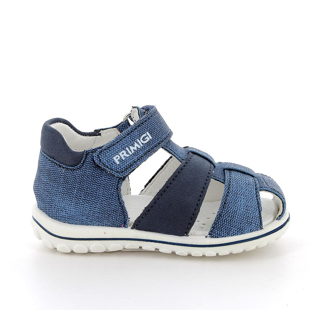 Sandale pour garçon bleu avec velcro