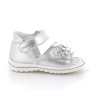 Sandale pour fille argent avec velcro Sandale pour fille argent avec velcro