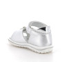 Sandale pour fille argent avec velcro Sandale pour fille argent avec velcro