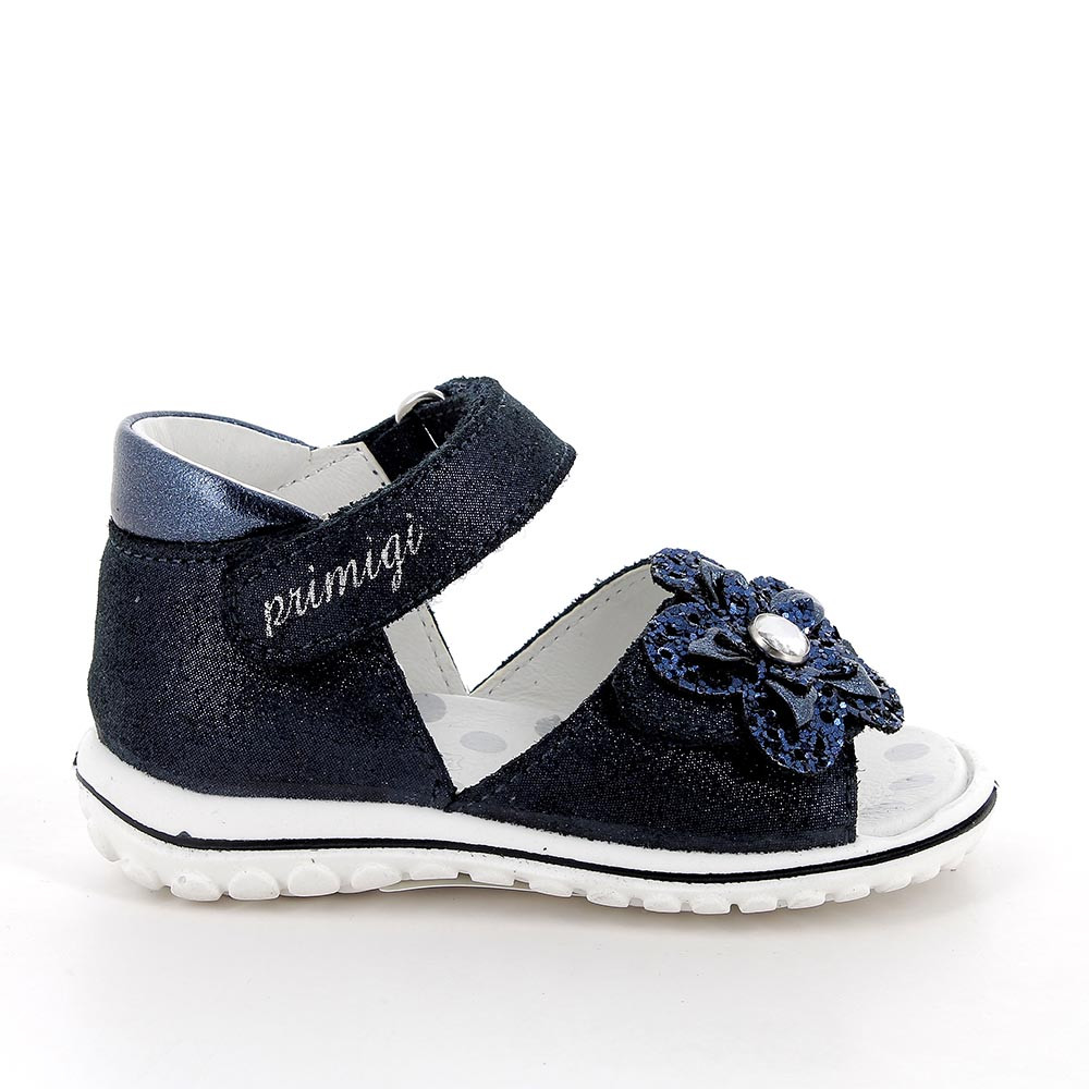 Sandals for girls blue with velcro