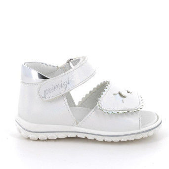 Sandale pour fille blanc avec velcro Sandale pour fille blanc avec velcro