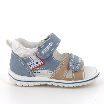 Sandals for boys sky blue and beige with velcro Sandals for boys sky blue and beige with velcro