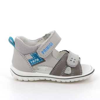 Sandalia para niño gris con velcro Sandalia para niño gris con velcro