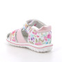 Sandali da bambina bianco e rosa con strap Sandali da bambina bianco e rosa con strap